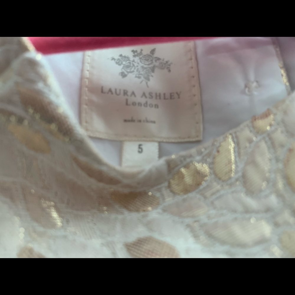Laura Ashley girls shimmer dress - Picture 6 of 6